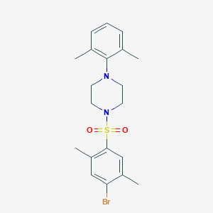 1-[(4-Bromo-2,5-dimethylphenyl)sulfonyl]-4-(2,6-dimethylphenyl)piperazine