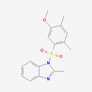 1-((5-methoxy-2,4-dimethylphenyl)sulfonyl)-2-methyl-1H-benzo[d]imidazole