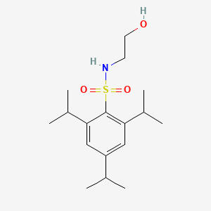 N-(2-hydroxyethyl)-2,4,6-tri(propan-2-yl)benzenesulfonamide