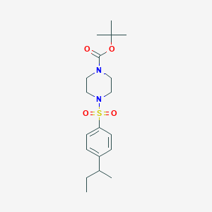 Tert-butyl 4-{[4-(butan-2-yl)phenyl]sulfonyl}piperazine-1-carboxylate