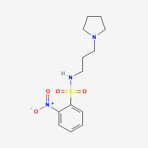 2-nitro-N-[3-(1-pyrrolidinyl)propyl]benzenesulfonamide