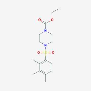 Ethyl 4-[(2,3,4-trimethylphenyl)sulfonyl]-1-piperazinecarboxylate