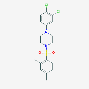 1-(3,4-Dichlorophenyl)-4-((2,4-dimethylphenyl)sulfonyl)piperazine