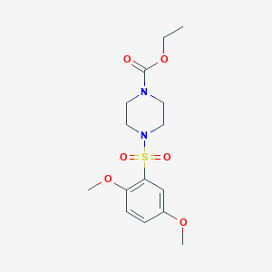 Ethyl 4-((2,5-dimethoxyphenyl)sulfonyl)piperazine-1-carboxylate