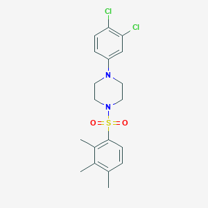 1-(3,4-Dichlorophenyl)-4-(2,3,4-trimethylbenzenesulfonyl)piperazine