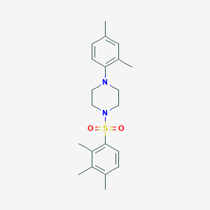 1-(2,4-Dimethylphenyl)-4-((2,3,4-trimethylphenyl)sulfonyl)piperazine