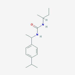 1-Butan-2-yl-3-{1-[4-(propan-2-yl)phenyl]ethyl}urea