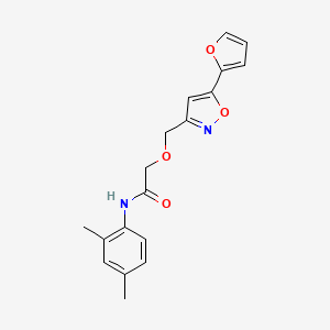 N-(2,4-dimethylphenyl)-2-{[5-(2-furyl)-3-isoxazolyl]methoxy}acetamide