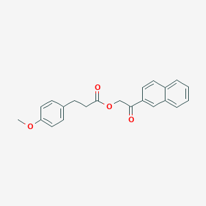 2-(2-Naphthyl)-2-oxoethyl 3-(4-methoxyphenyl)propanoate