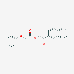 molecular formula C20H16O4 B486411 (2-Naphthalen-2-yl-2-oxoethyl) 2-phenoxyacetate CAS No. 667893-27-8