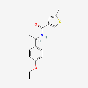 N-[1-(4-ethoxyphenyl)ethyl]-5-methylthiophene-3-carboxamide