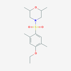 4-((4-Ethoxy-2,5-dimethylphenyl)sulfonyl)-2,6-dimethylmorpholine