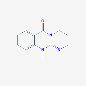 11-methyl-2,3,4,11-tetrahydro-6H-pyrimido[2,1-b]quinazolin-6-one