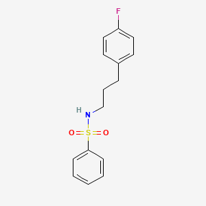 N-[3-(4-fluorophenyl)propyl]benzenesulfonamide