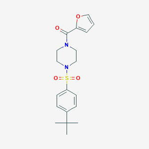 1-[(4-Tert-butylphenyl)sulfonyl]-4-(2-furoyl)piperazine