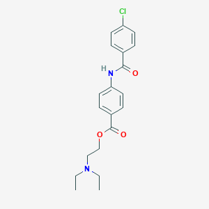 2-(Diethylamino)ethyl 4-(4-chlorobenzamido)benzoate