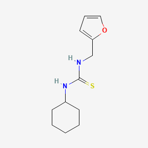 N-cyclohexyl-N'-(2-furylmethyl)thiourea