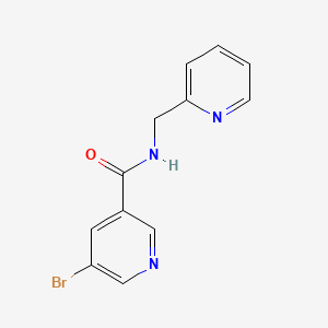 5-Bromo-N-(pyridin-2-ylmethyl)nicotinamide