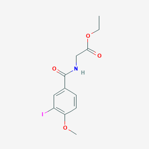 ethyl N-(3-iodo-4-methoxybenzoyl)glycinate