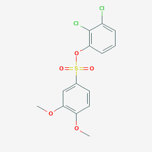 2,3-Dichlorophenyl 3,4-dimethoxybenzenesulfonate