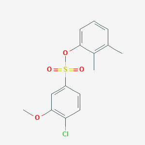 2,3-Dimethylphenyl 4-chloro-3-methoxybenzenesulfonate