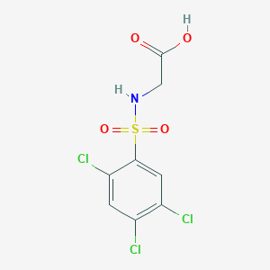 molecular formula C8H6Cl3NO4S B4864401 N-[(2,4,5-trichlorophenyl)sulfonyl]glycine 