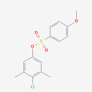 4-Chloro-3,5-dimethylphenyl 4-methoxybenzenesulfonate