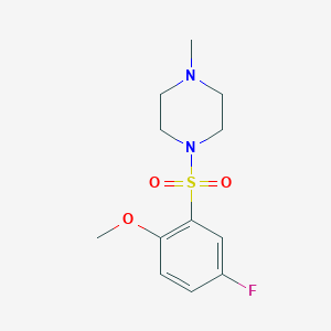 1-(5-Fluoro-2-methoxyphenyl)sulfonyl-4-methylpiperazine