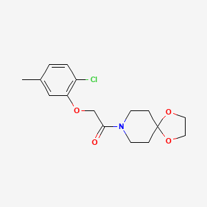 8-[(2-chloro-5-methylphenoxy)acetyl]-1,4-dioxa-8-azaspiro[4.5]decane