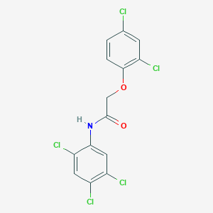 molecular formula C14H8Cl5NO2 B4864605 2-(2,4-dichlorophenoxy)-N-(2,4,5-trichlorophenyl)acetamide 