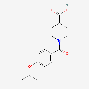 1-(4-isopropoxybenzoyl)-4-piperidinecarboxylic acid