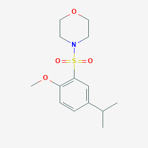 4-Isopropyl-2-(4-morpholinylsulfonyl)phenyl methyl ether