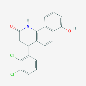 4-(2,3-DICHLOROPHENYL)-7-HYDROXY-1H,2H,3H,4H-BENZO[H]QUINOLIN-2-ONE