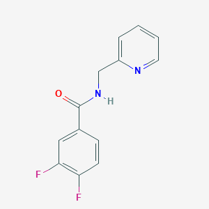 molecular formula C13H10F2N2O B4864795 3,4-difluoro-N-(2-pyridinylmethyl)benzamide 