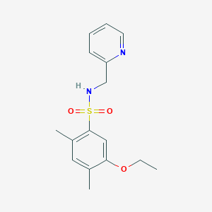 5-ethoxy-2,4-dimethyl-N-(2-pyridinylmethyl)benzenesulfonamide