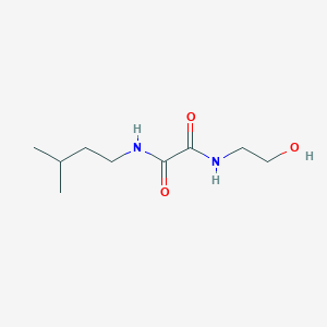 molecular formula C9H18N2O3 B4864810 N-(2-hydroxyethyl)-N'-(3-methylbutyl)ethanediamide 