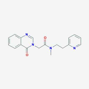 N~1~-methyl-2-[4-oxo-3(4H)-quinazolinyl]-N~1~-[2-(2-pyridyl)ethyl]acetamide