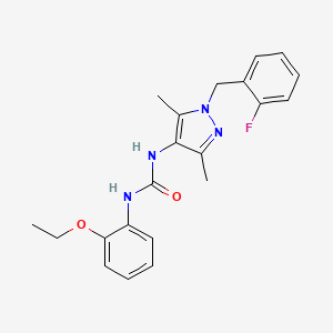 N-(2-ethoxyphenyl)-N'-[1-(2-fluorobenzyl)-3,5-dimethyl-1H-pyrazol-4-yl]urea