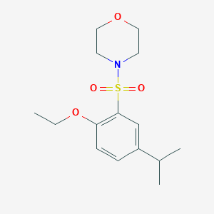 4-(2-Ethoxy-5-propan-2-ylphenyl)sulfonylmorpholine