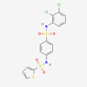 N-(4-{[(2,3-dichlorophenyl)amino]sulfonyl}phenyl)-2-thiophenesulfonamide