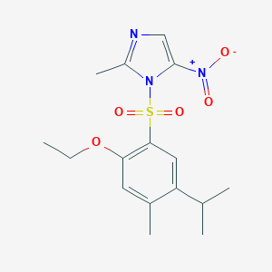 1-((2-ethoxy-5-isopropyl-4-methylphenyl)sulfonyl)-2-methyl-5-nitro-1H-imidazole