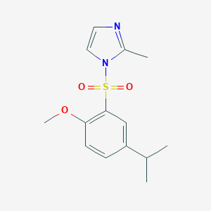 1-((5-isopropyl-2-methoxyphenyl)sulfonyl)-2-methyl-1H-imidazole