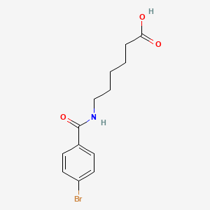 6-[(4-bromobenzoyl)amino]hexanoic acid