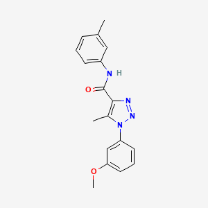 1-(3-methoxyphenyl)-5-methyl-N-(3-methylphenyl)-1H-1,2,3-triazole-4-carboxamide