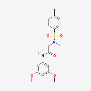 N~1~-(3,5-dimethoxyphenyl)-N~2~-methyl-N~2~-[(4-methylphenyl)sulfonyl]glycinamide