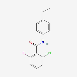 2-chloro-N-(4-ethylphenyl)-6-fluorobenzamide