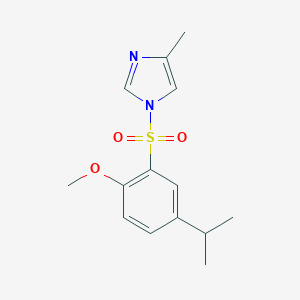 1-(2-Methoxy-5-propan-2-ylphenyl)sulfonyl-4-methylimidazole