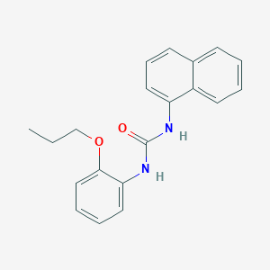 molecular formula C20H20N2O2 B4865380 1-Naphthalen-1-yl-3-(2-propoxyphenyl)urea 