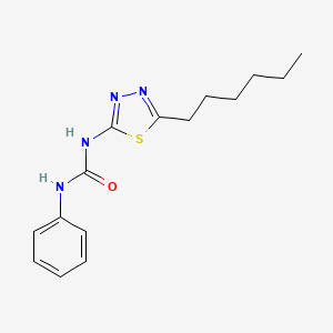 1-(5-Hexyl-1,3,4-thiadiazol-2-yl)-3-phenylurea