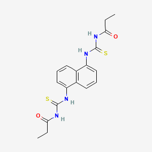 N-PROPIONYL-N'-(5-{[(PROPIONYLAMINO)CARBOTHIOYL]AMINO}-1-NAPHTHYL)THIOUREA